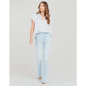 Spanx Flare Denim Jean Legging - 20348R - Retro Light Wash M